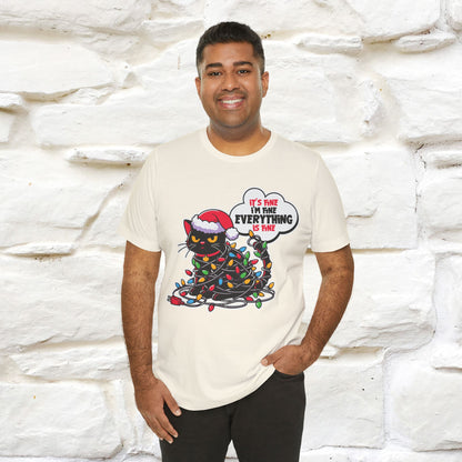 “Everything Is Fine..” | Cat T-Shirt | Nunu&Miao Studio