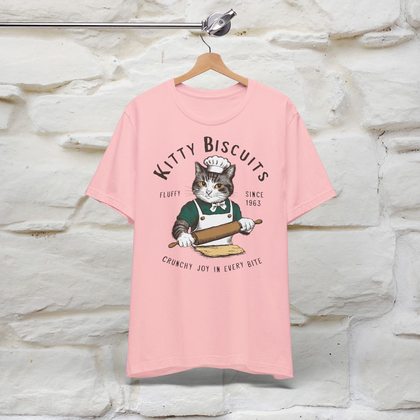 Kitty Biscuits Crunchy Joy T-Shirt | Cat Lover’s Delight for Men & Women | 100% Cotton*