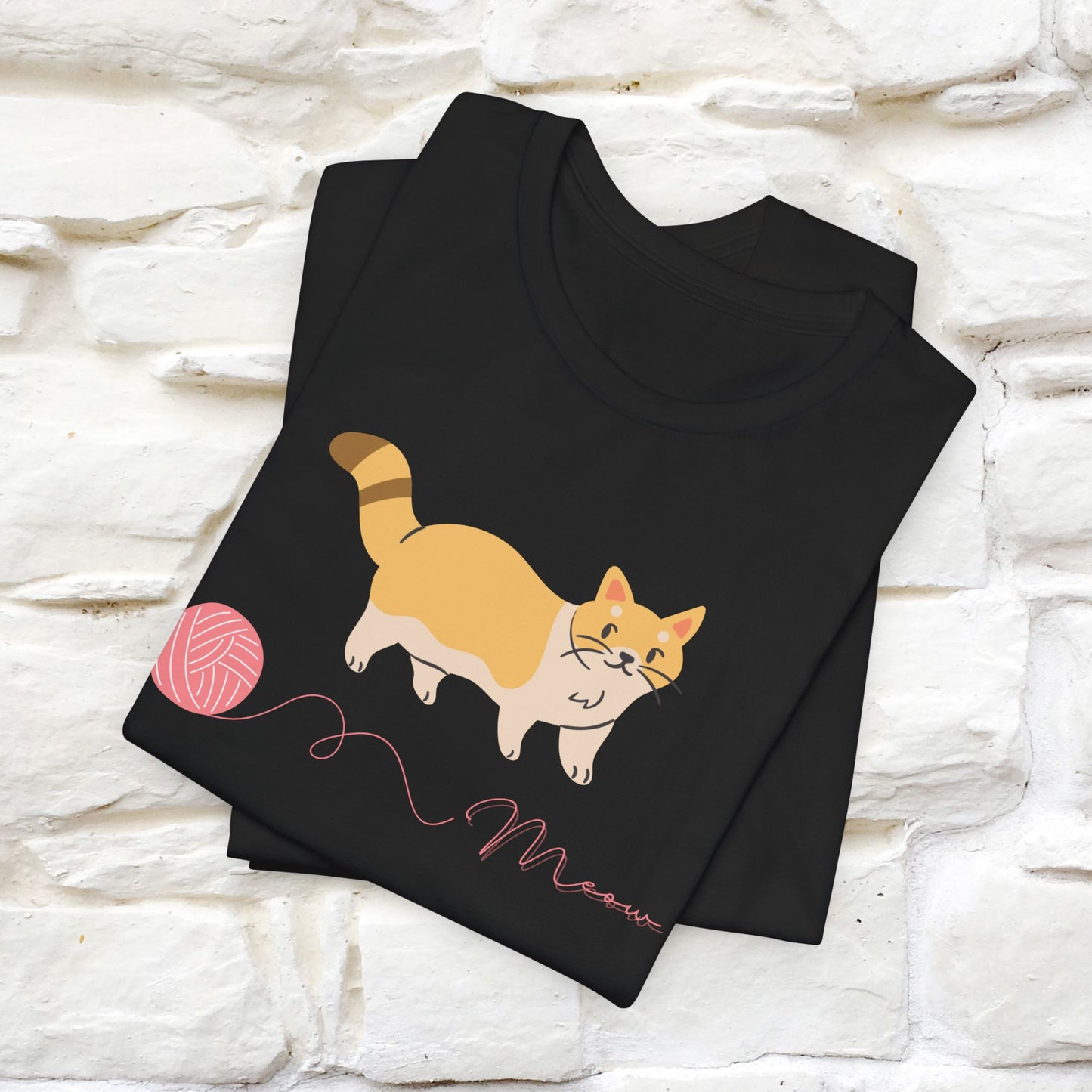 ''Meow''  Cat T-shirt for Men and Women  100% Cotton*