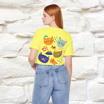 ''The Power Of Meow'' Cat T-Shirt Front and Back Design | Nunu&Miao Studio