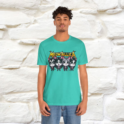 Meowtallica T-Shirt | Rock-Inspired Cat Tee| Nunu&Miao Studio - Nunu&Miao Studio