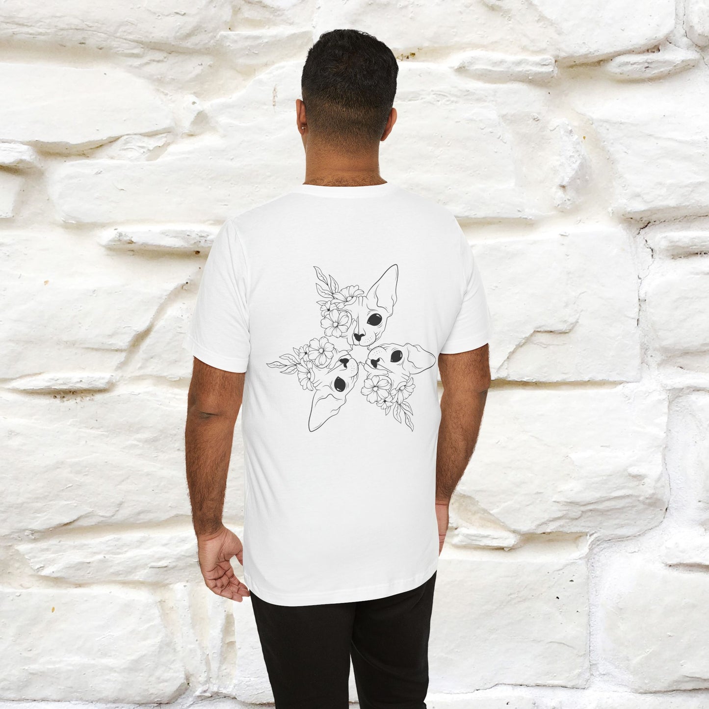 "Trinity" Cat T-Shirt for Men & Women | Front & Back Design | 100% Cotton* 🐾