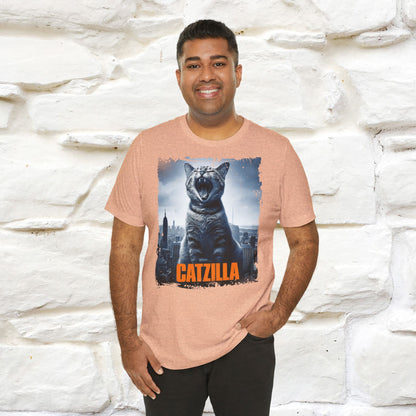 Catzilla T-Shirt | Fun Monster Cat Tee for Men & Women | 100% Cotton*