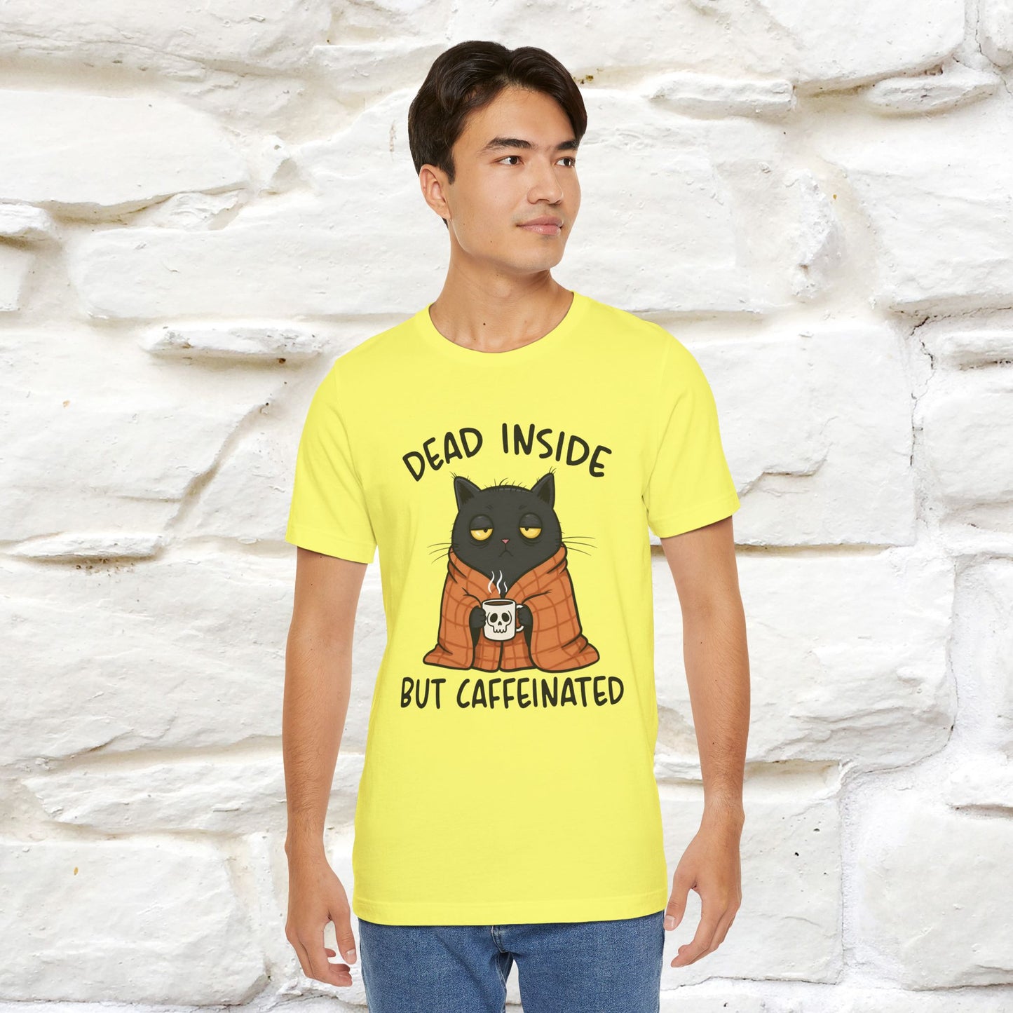 "Dead Inside But Caffeinated" |Funny T-Shirt | Nunu&Miao Studio