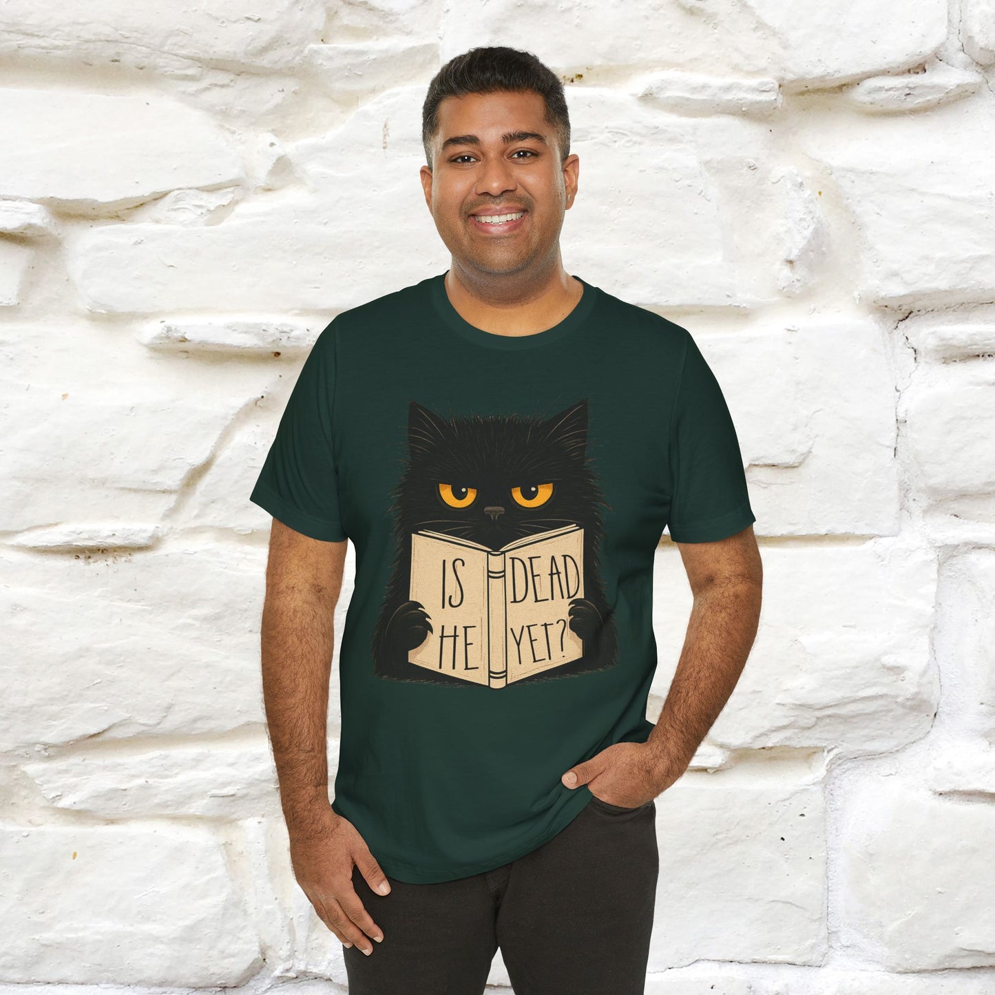 "Is He Dead Yet" |Cat T-Shirt | Nunu&Miao Studio