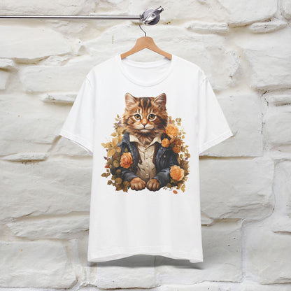 ''Garden Guardian'' Cat T-shirt for Women 100% Cotton* - Nunu&Miao Studio