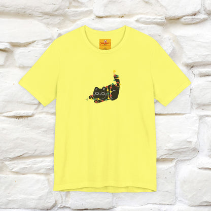 ''Be The Light" Cat T-Shirt| Front & Back Design | Nunu&Miao Studio