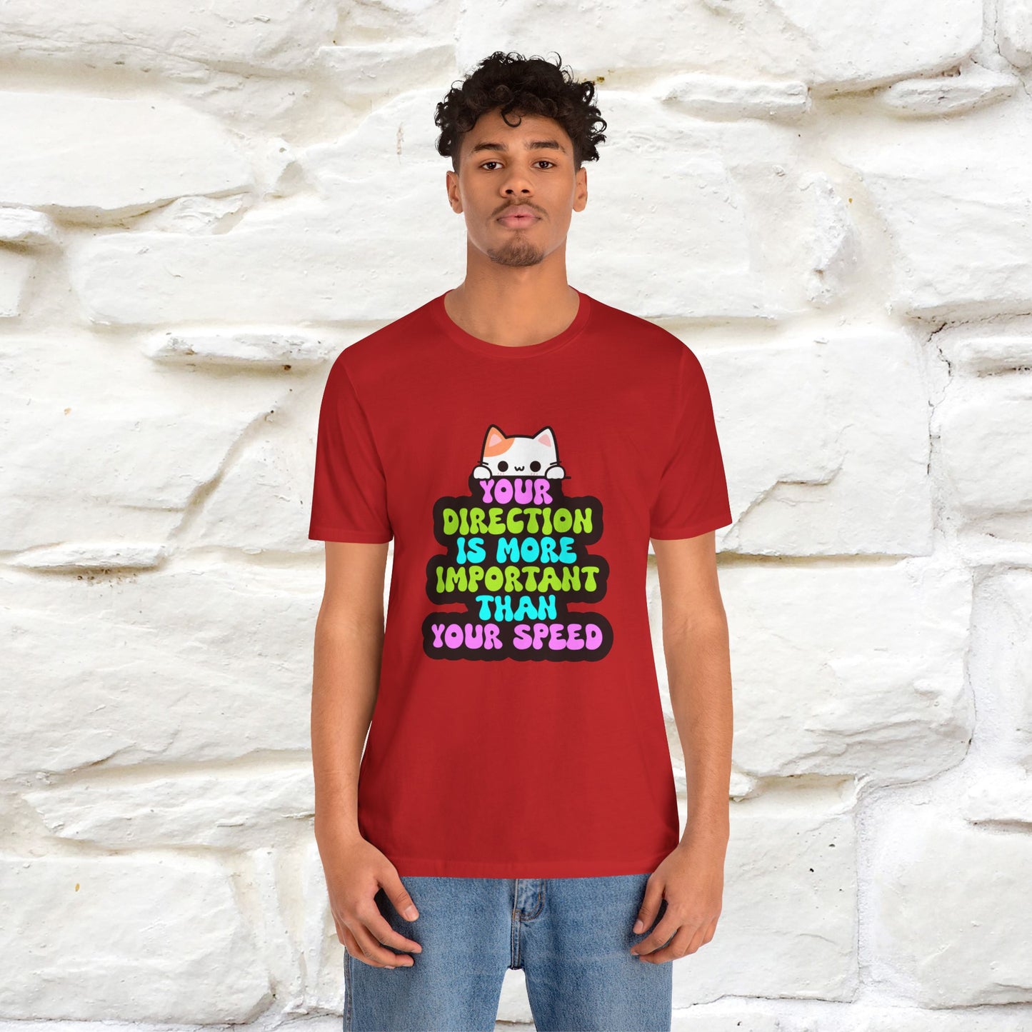 "Your Direction Is More ..." |  Cat T-shirt | Nunu&Miao Studio - Nunu&Miao Studio