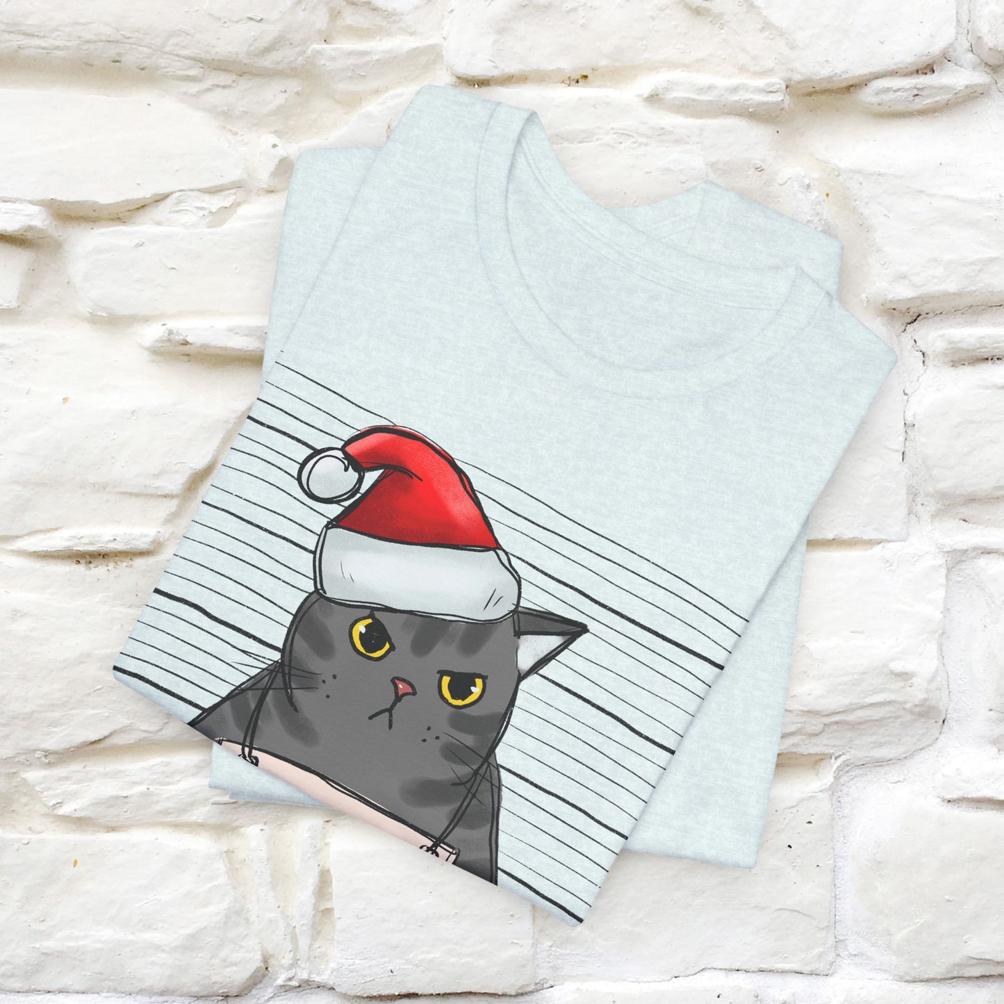 I Knocked Over The Christmas Tree T-Shirt | Festive Cat Christmas Shirt for Men & Women | 100% Cotton*