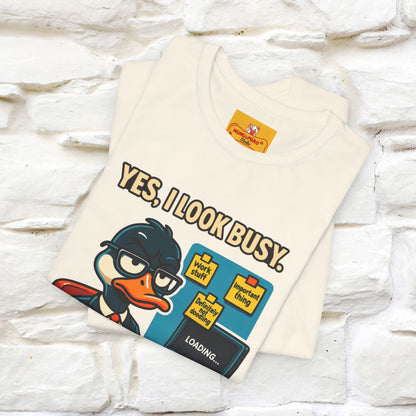 ''Yes, I Look Busy. No I'm Not.''|  Sarcastic Cat T-Shirt | Nunu&Miao Studio
