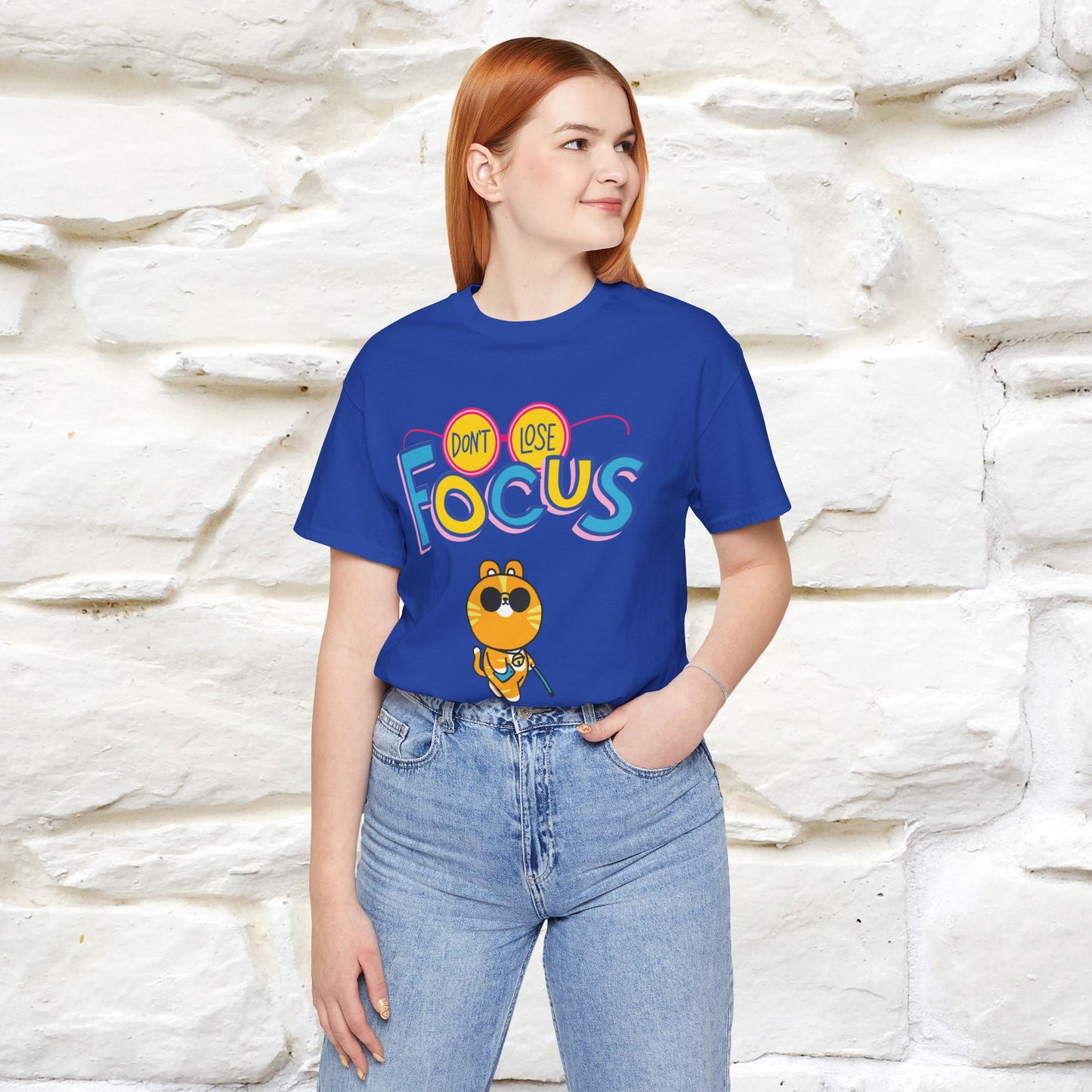 ''Don’t Lose Focus'' Cat T-Shirt | Nunu&Miao Studio