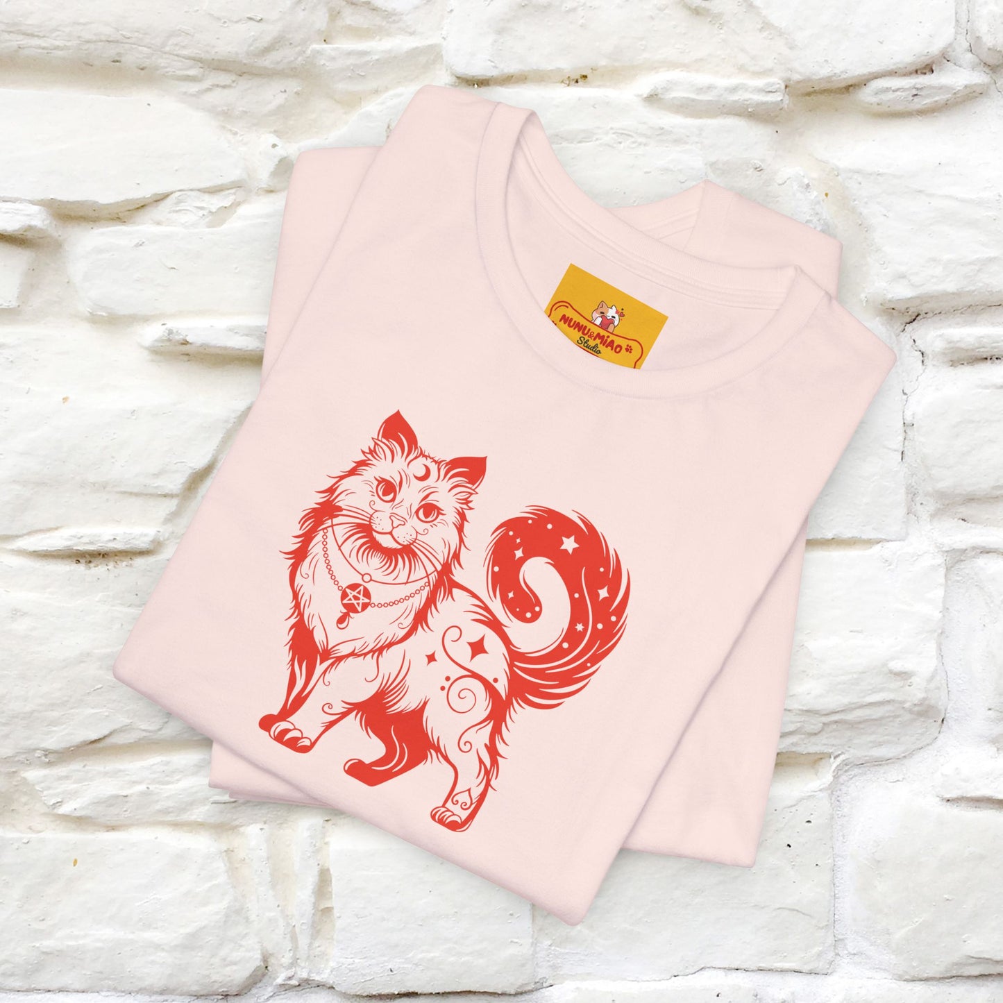 "The Third Eye'' Cat T-Shirt Front and Back Design | Nunu&Miao Studio