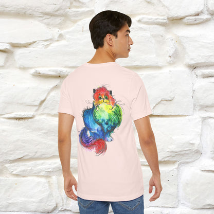 "Il Pittore'' Cat T-Shirt Front and Back Design | Nunu&Miao Studio