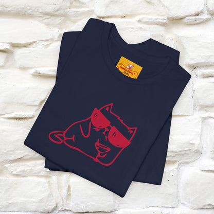 "I’m Happy, Which Often Looks Like Crazy" Cat T-Shirt| Front & Back Design | Nunu&Miao Studio
