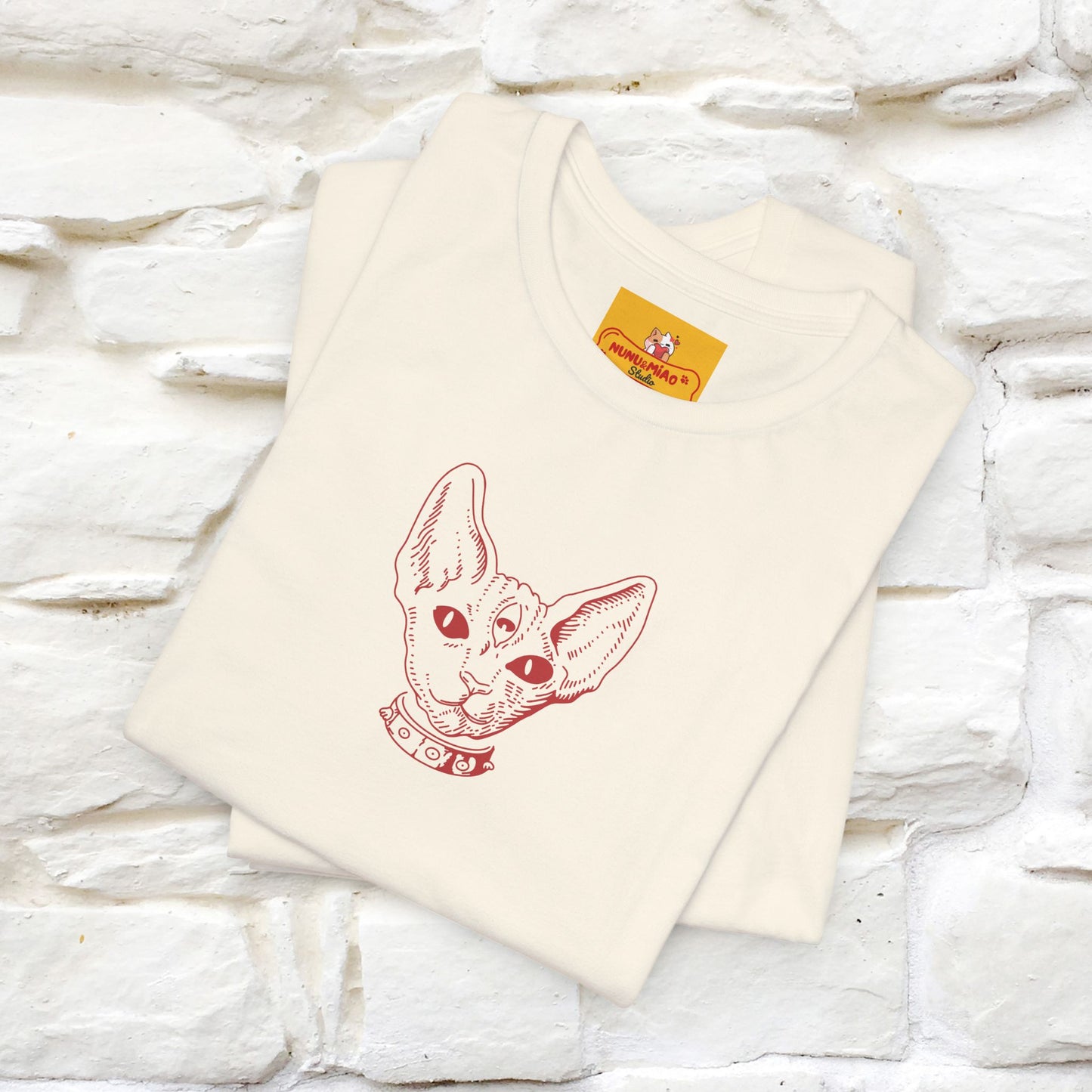 ''Illusion'' Cat T-Shirt Front and Back Design | Nunu&Miao Studio