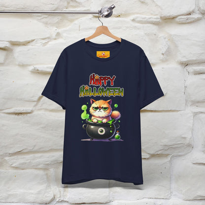 "Angry Cat Happy Halloween" Cat  T-shirt |Nunu&Miao Studio