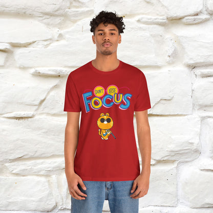 ''Don’t Lose Focus'' Cat T-Shirt | Nunu&Miao Studio - Nunu&Miao Studio