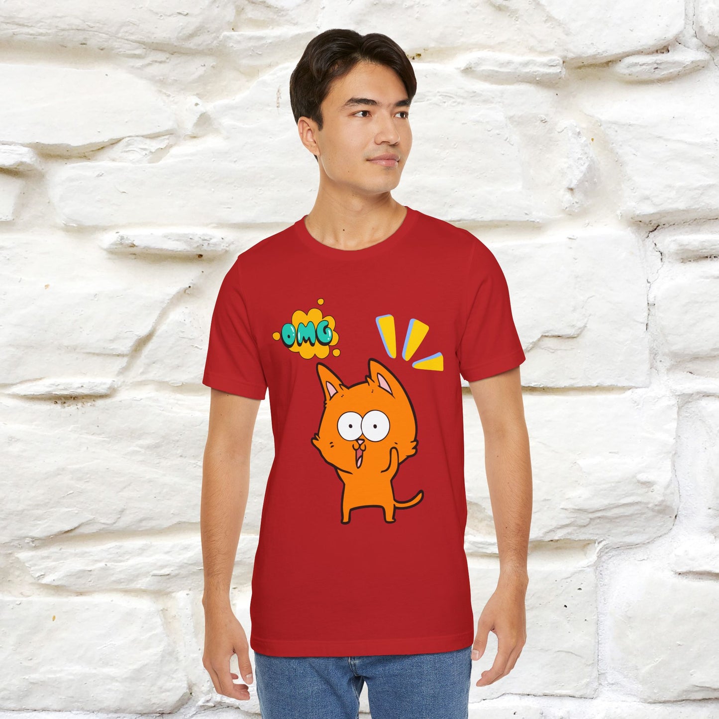 ''Oh My God'' Cat T-Shirt | Nunu&Miao Studio