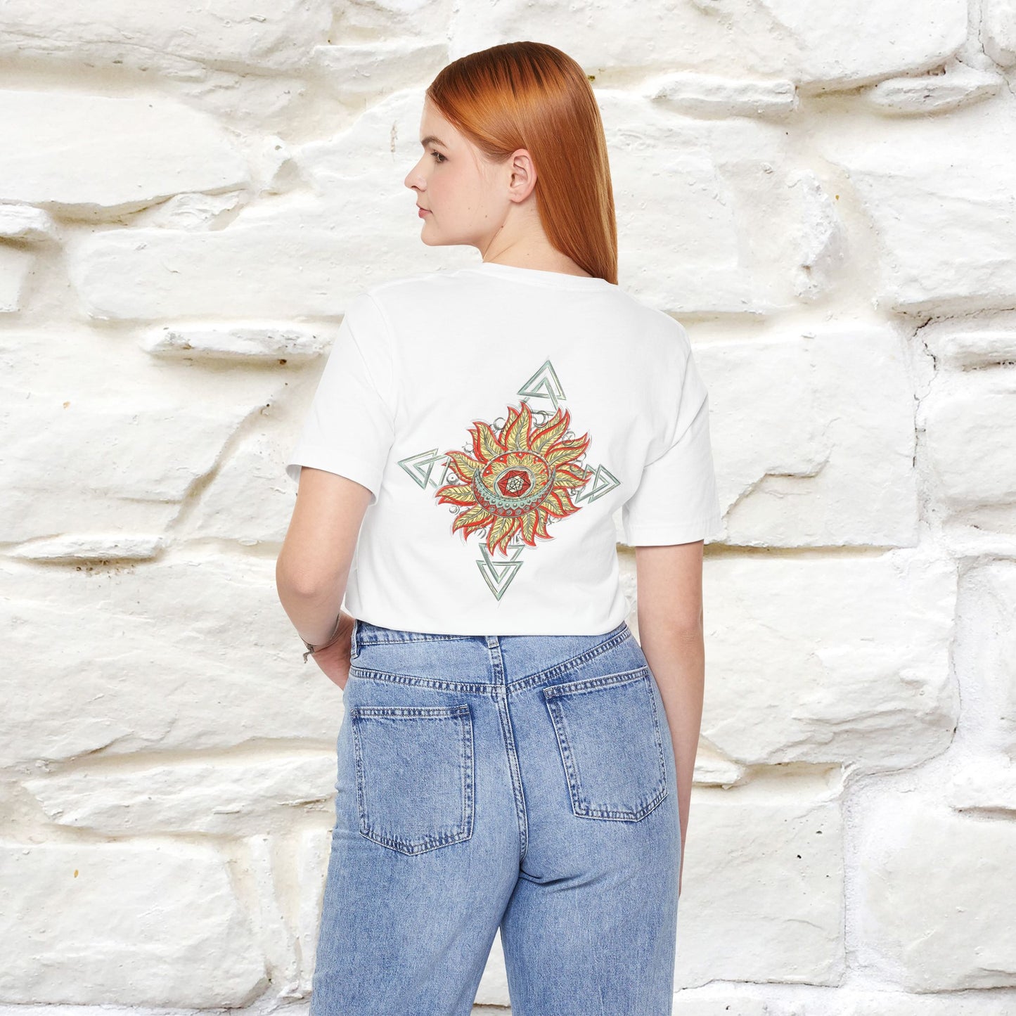 "The Third Eye'' Cat T-Shirt Front and Back Design | Nunu&Miao Studio