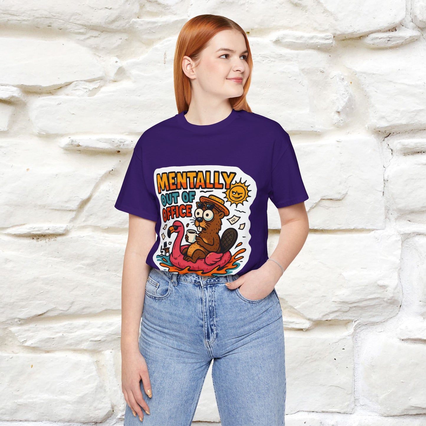 ''Mentally Out Of Office''|  Sarcastic Cat T-Shirt | Nunu&Miao Studio