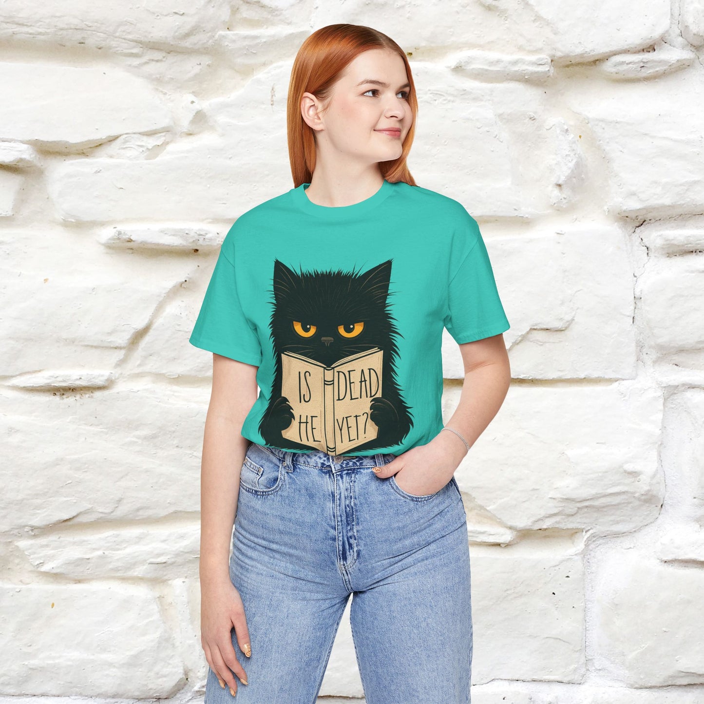 "Is He Dead Yet" |Cat T-Shirt | Nunu&Miao Studio