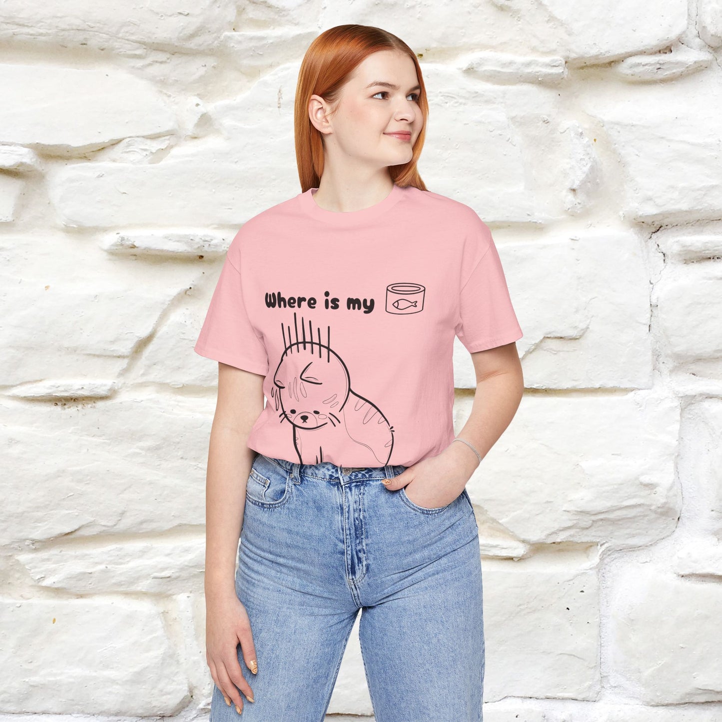 "Where Is My Tuna?" Cat T-Shirt | Nunu&Miao Studio