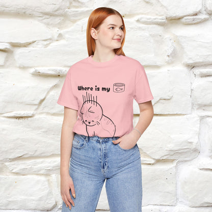 "Where Is My Tuna?" Cat T-Shirt | Nunu&Miao Studio