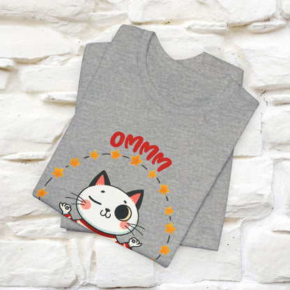 "Ommm Keep Calm" Cat T-Shirt for Men & Women | 100% Cotton* | Funny Tee 🐾