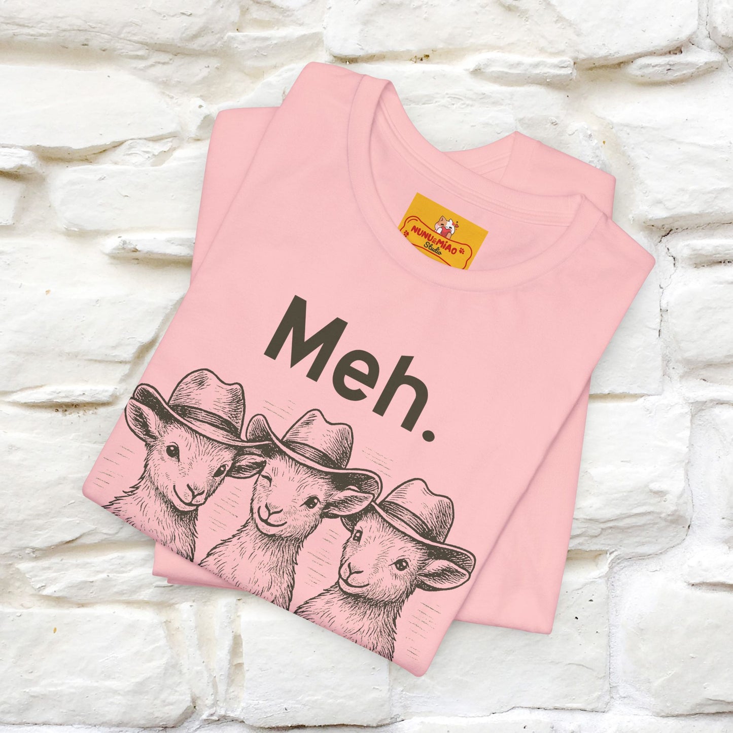 "Meh" Cute T-shirt |Nunu&Miao Studio