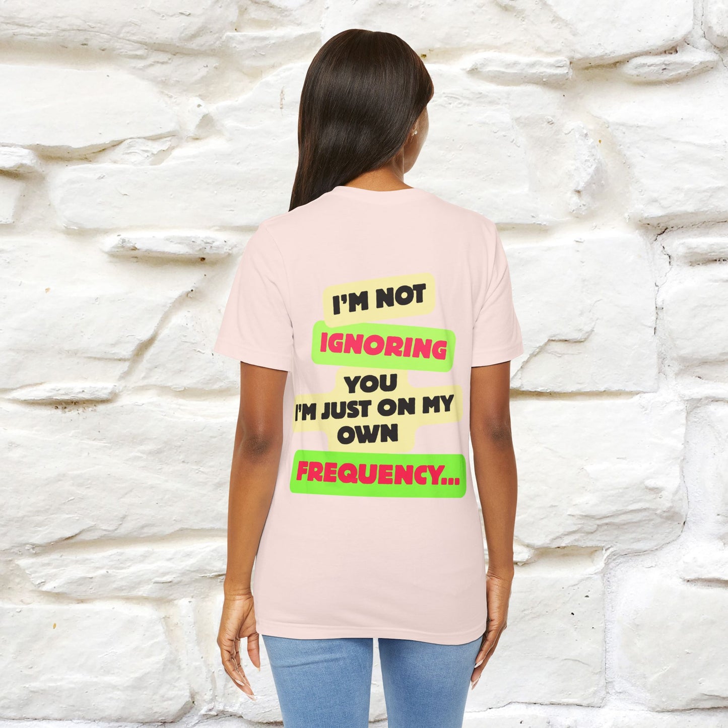 "I'm Not Ignoring You. I'm Just  .. " Cat T-Shirt | Front & Back Design | Nunu&Miao Studio