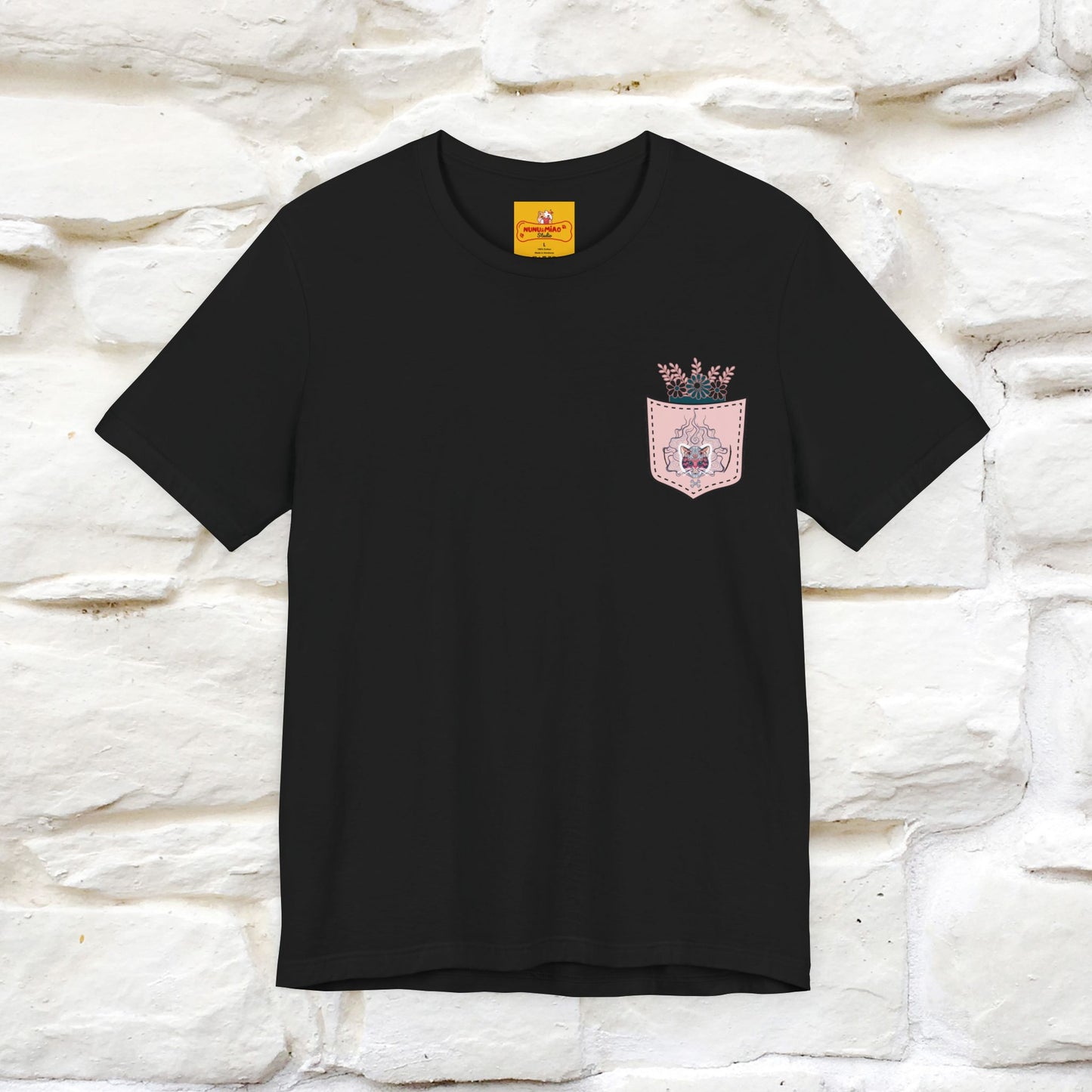 ''Air Fire Cat'' | Cat T-Shirt Front and Back Design | Nunu&Miao Studio
