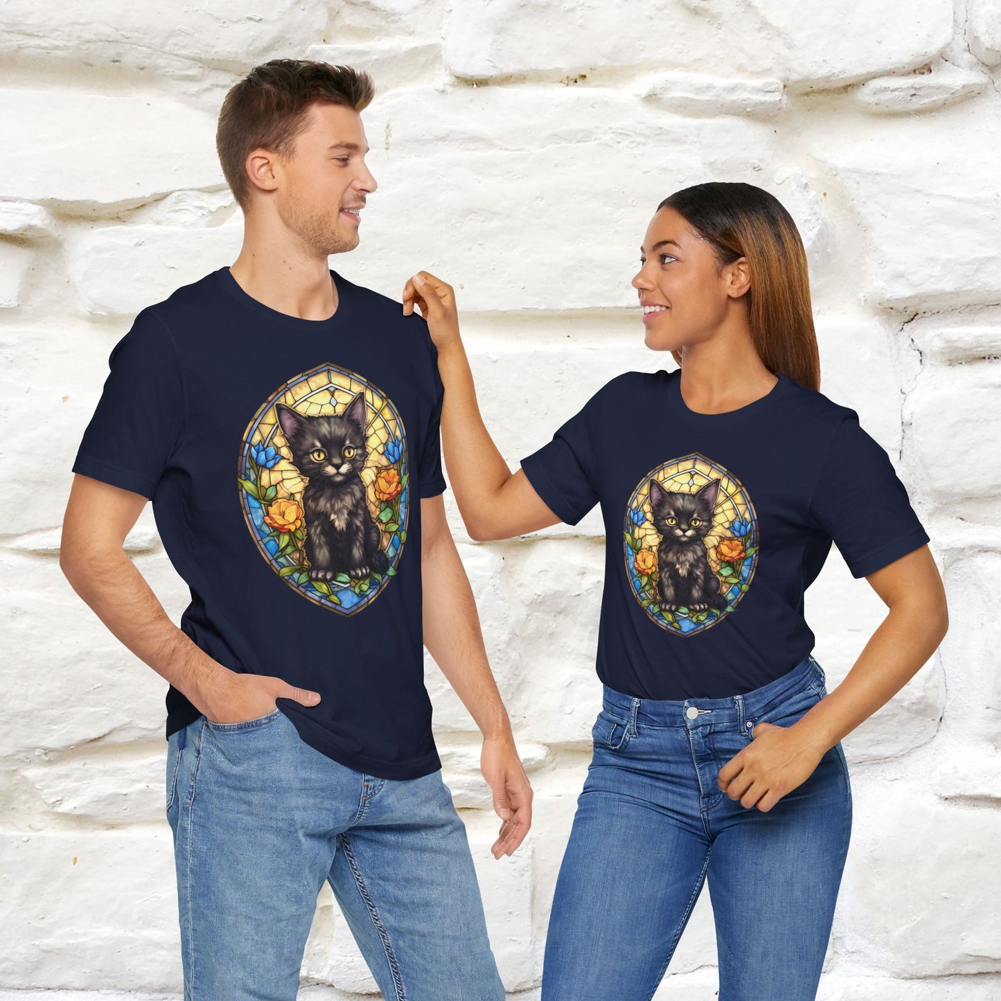 "Cat Mosaic" Cute Cat T-Shirt for Men & Women | 100% Cotton 🐾