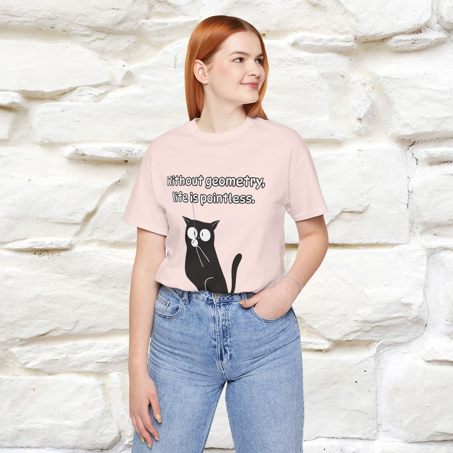 ''Without geometry, life is pointless.''| Funny T-Shirt | Nunu&Miao Studio