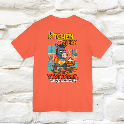 "The Kitchen Was Clean... " |Funny T-Shirt | Nunu&Miao Studio