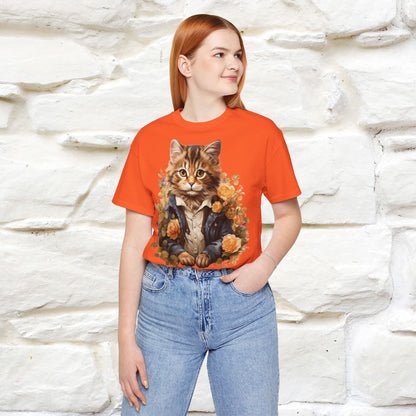 ''Garden Guardian'' Cat T-shirt for Women 100% Cotton* - Nunu&Miao Studio