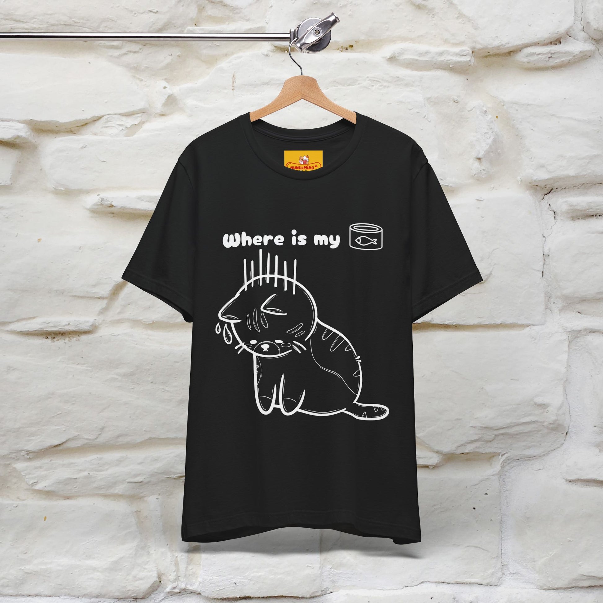 "Where Is My Tuna?" Cat T-Shirt | Nunu&Miao Studio - Nunu&Miao Studio