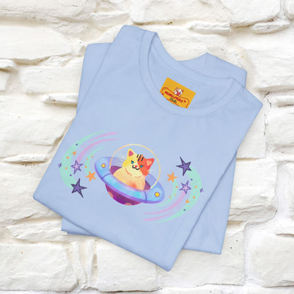 "Stay Positive'' Cat T-Shirt | Front & Back Design | Nunu&Miao Studio