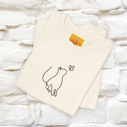 "Let Your Dreams Blossom'' Cat T-Shirt Front and Back Design | Nunu&Miao Studio