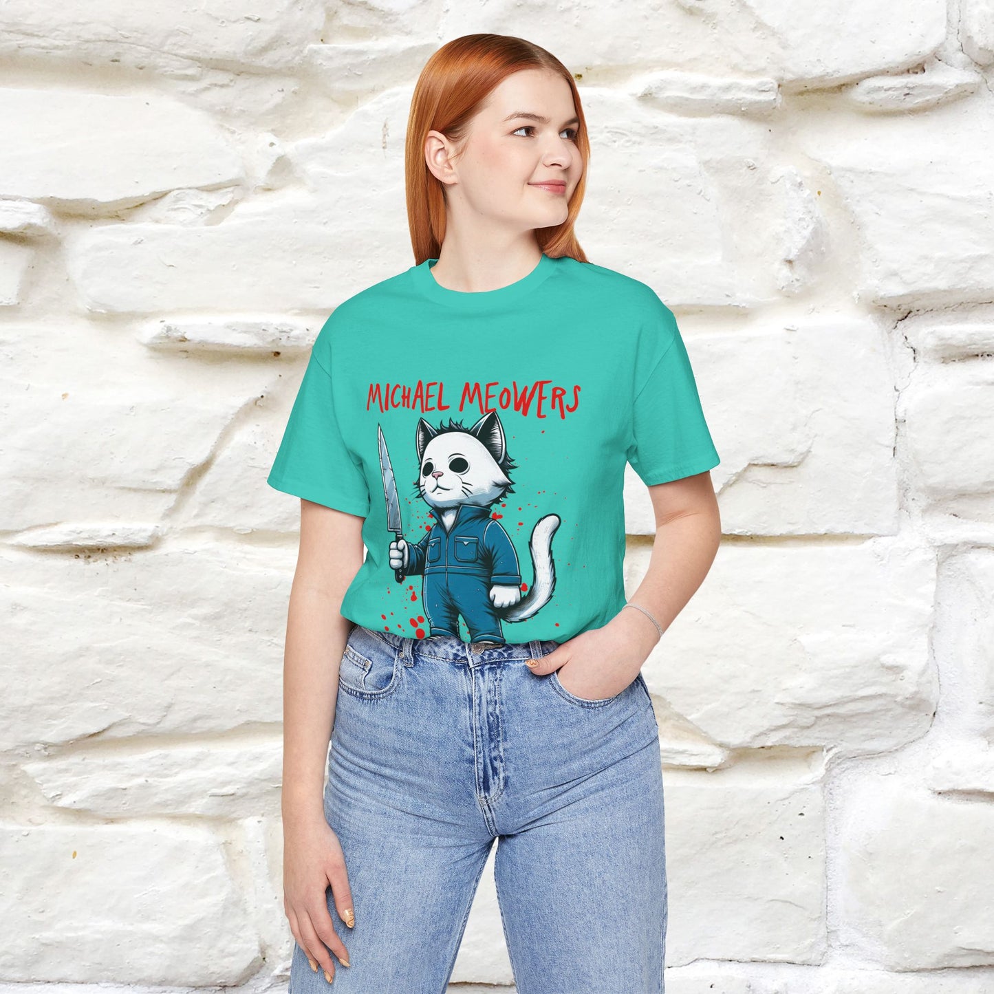 ''Michael Meowers'' Cat T-Shirt |  | Nunu&Miao Studio