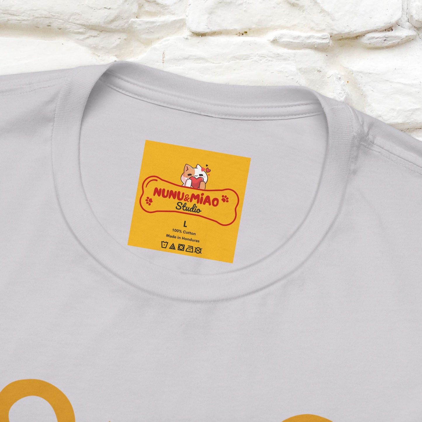 ''Power'' | Cat T-Shirt Front and Back Design | Nunu&Miao Studio