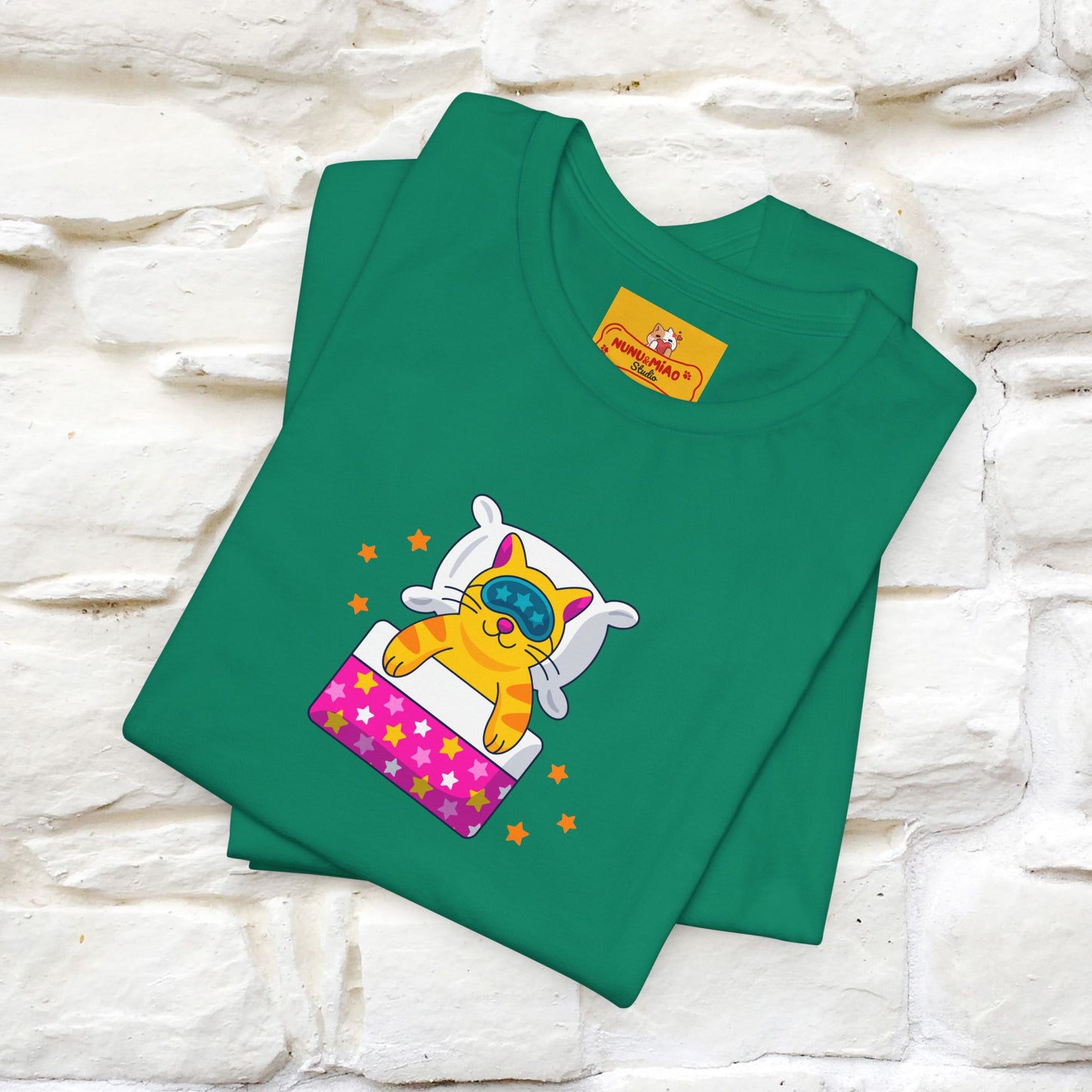 "I Am Sorry I Have Plans With My Bed" |  Cat T-Shirt | Front & Back Design | Nunu&Miao Studio