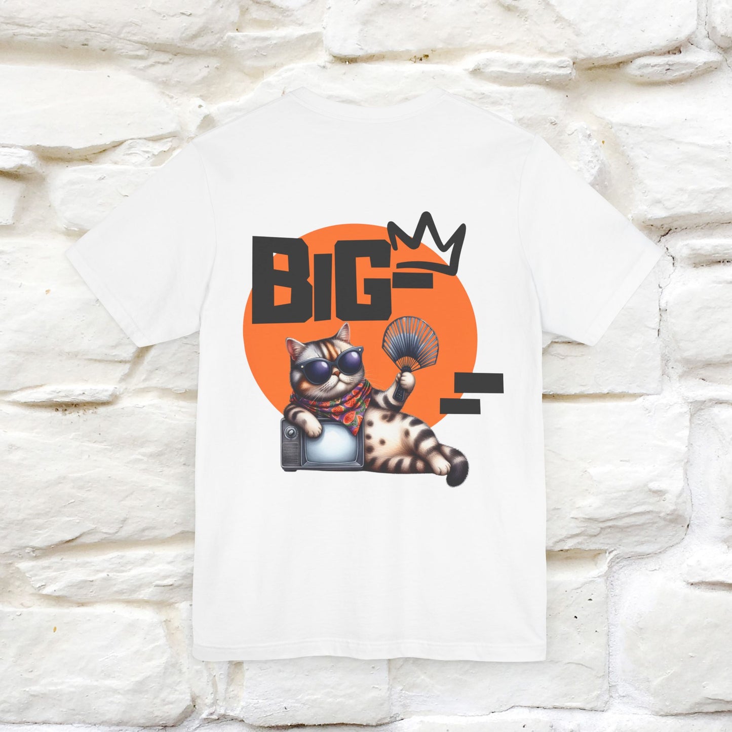 Big Cat T-Shirt for Men & Women | Front & Back Design | 100% Cotton*