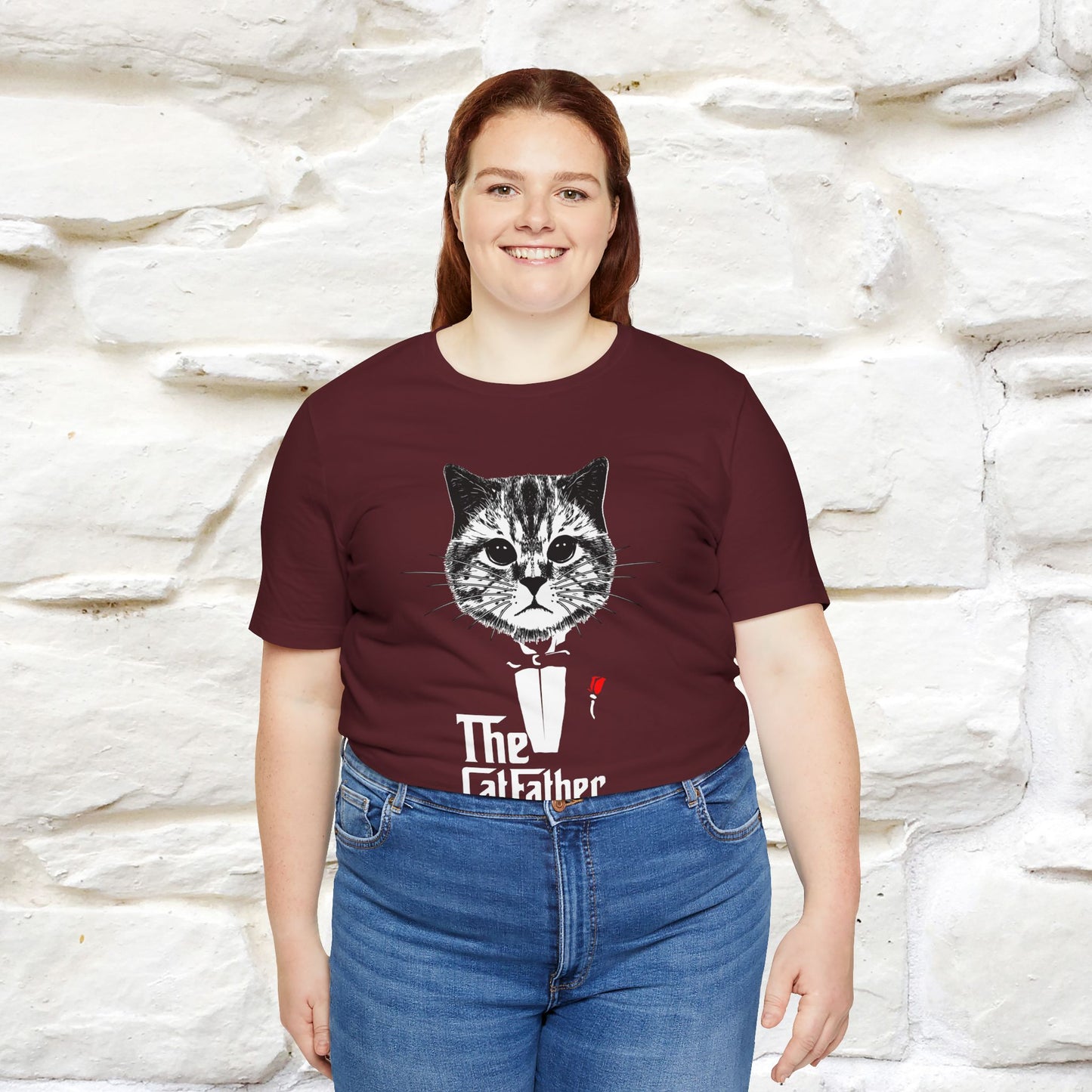 ''The Cat Father T-Shirt''| Iconic Cat Lover Tee | Nunu&Miao Studio - Nunu&Miao Studio