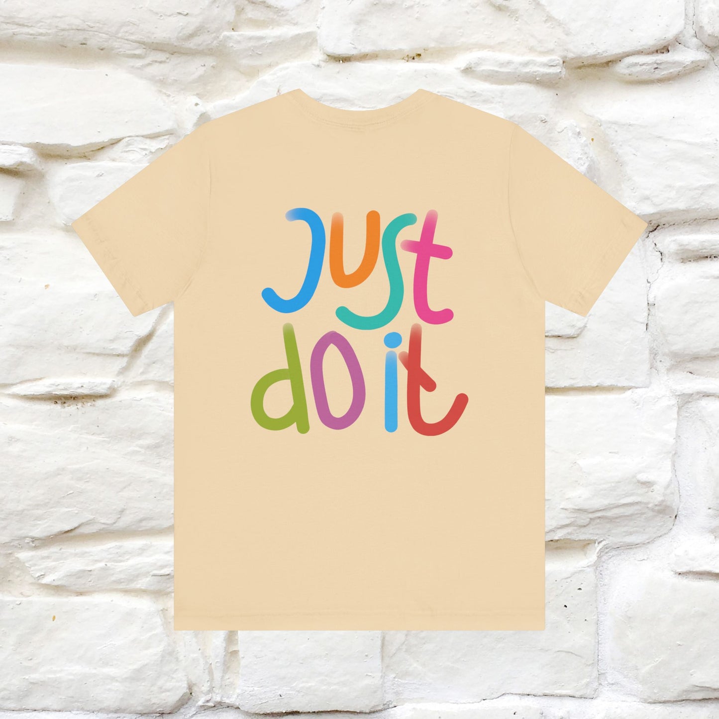 "Yes, Just Do It" Cat T-Shirt for Men & Women | Front & Back Design | 100% Cotton* 🐾