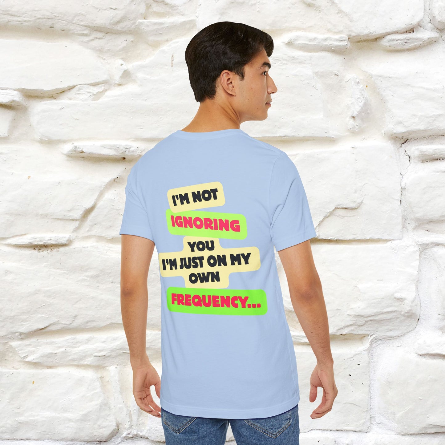 "I'm Not Ignoring You. I'm Just  .. " Cat T-Shirt | Front & Back Design | Nunu&Miao Studio