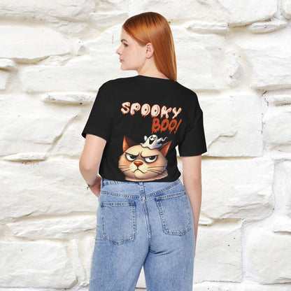 ''Spooky Boo'' T-shirt for Man and women Front And Back Design 100% Cotton*