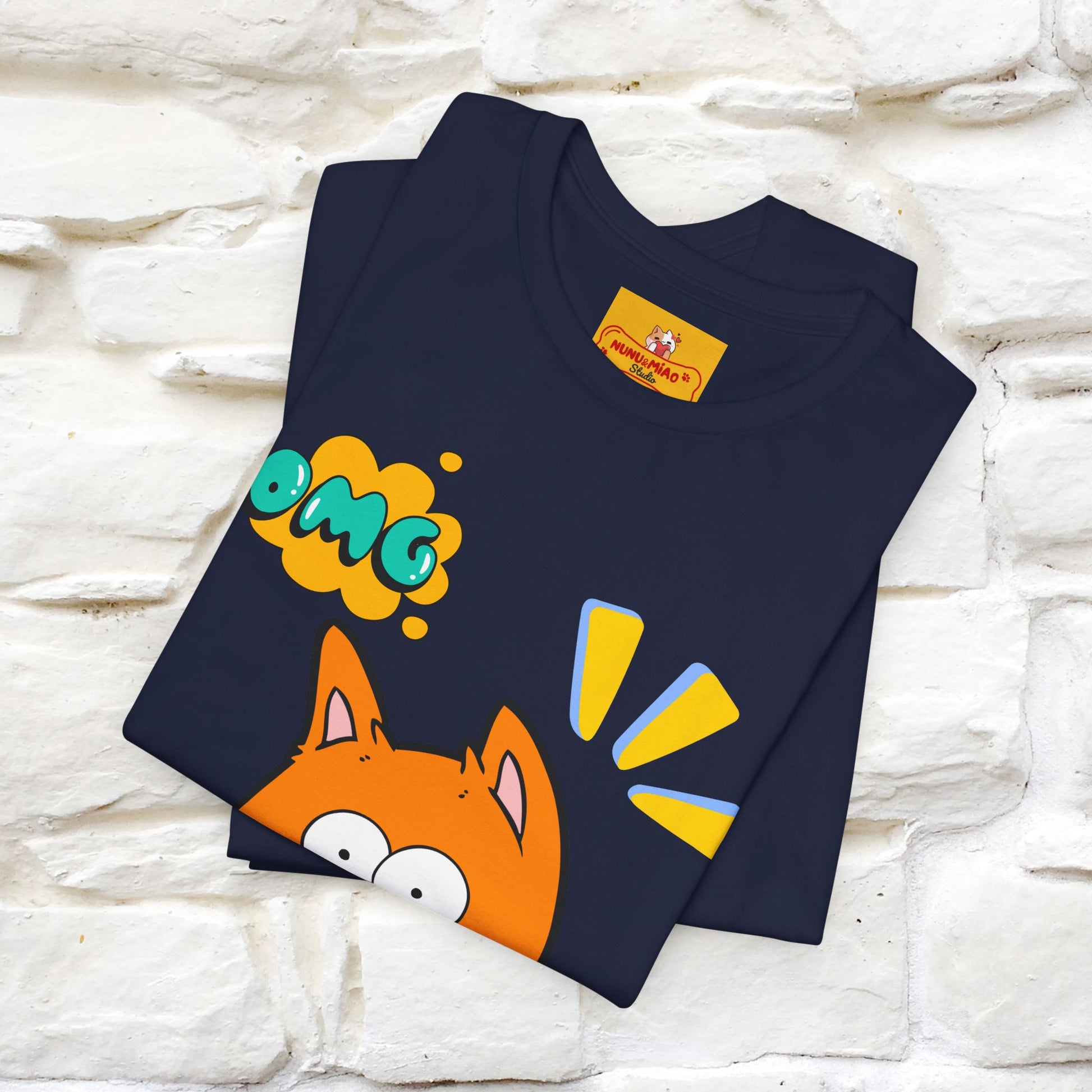 ''Oh My God'' Cat T-Shirt | Nunu&Miao Studio - Nunu&Miao Studio