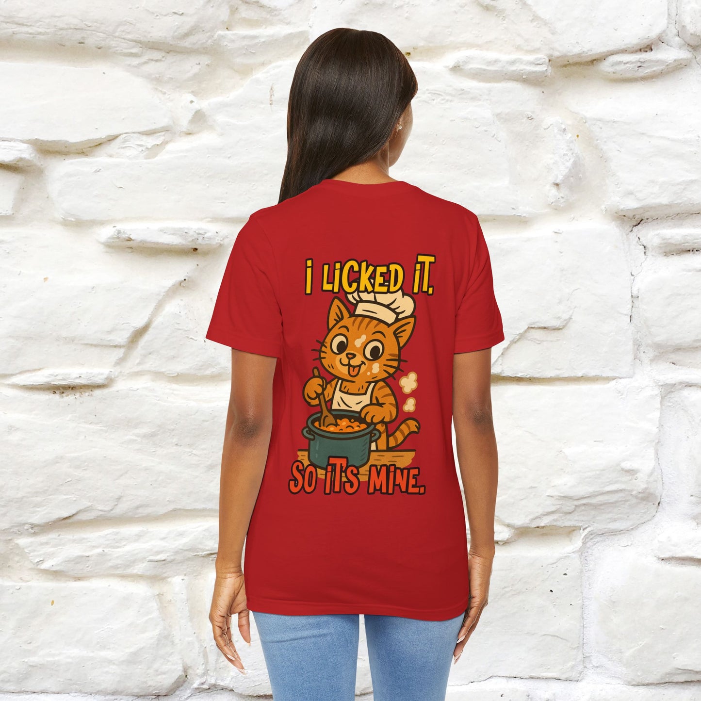 "I Licked It. It's Mine  " |Cat T-Shirt | Nunu&Miao Studio