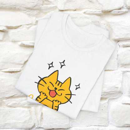 "Choose Happy" Cat T-Shirt for Men & Women | 100% Cotton* | Positive Tee 🐾