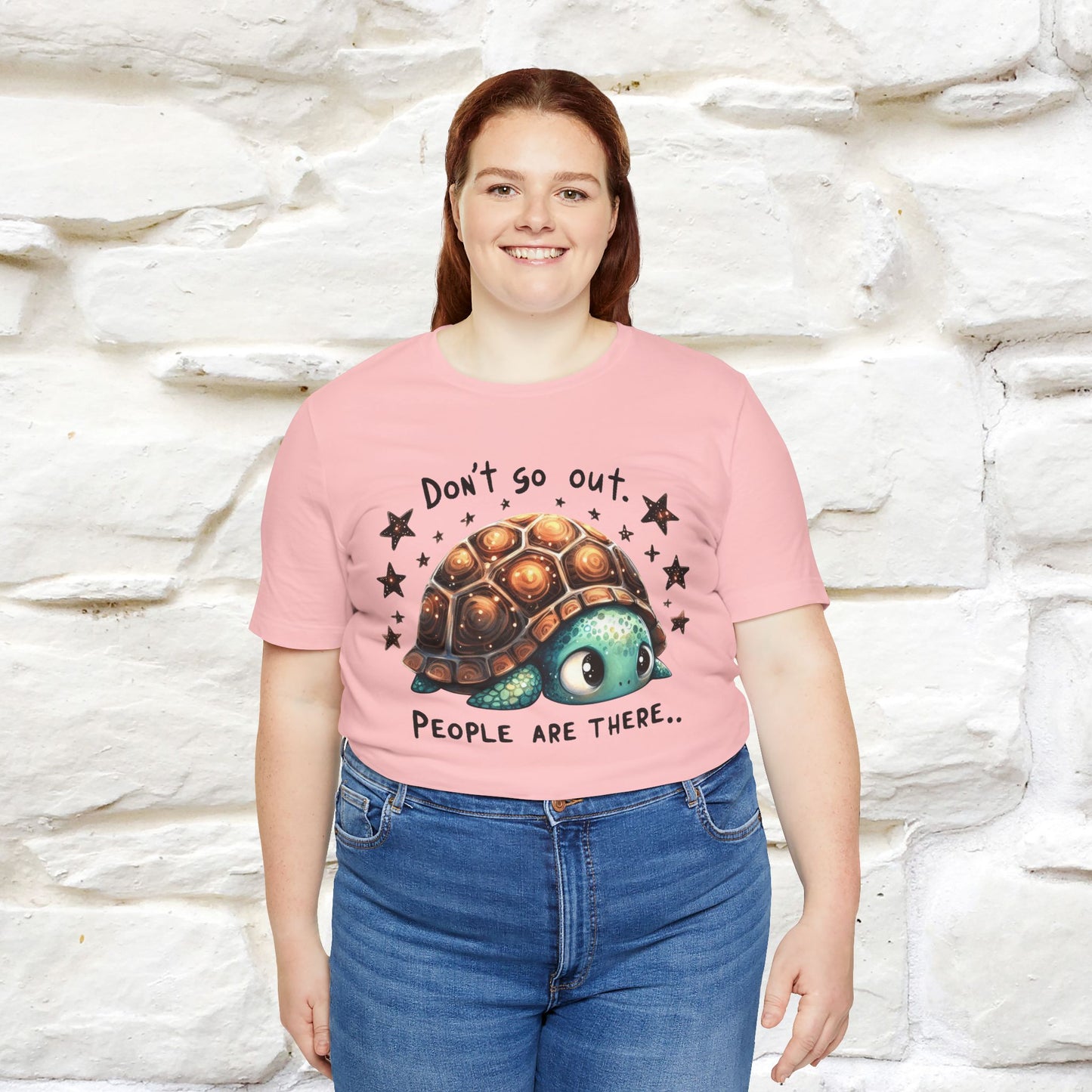 "Don't Go Out ..People Are There." |Funny T-Shirt | Nunu&Miao Studio